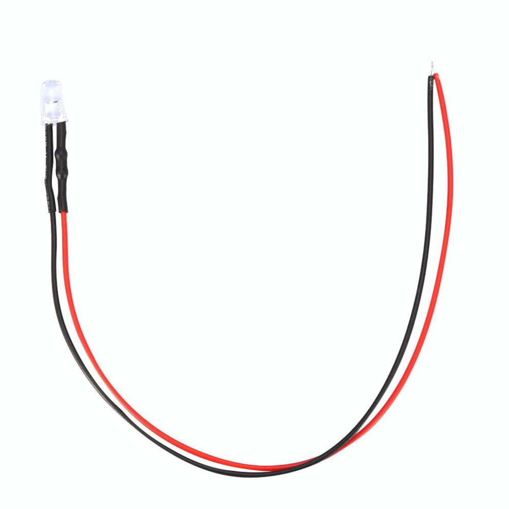 10Pcs 12V 5Mm Led -Emitting Diode Wired Multicolor Led Cable 20Cm 0.06W, Led Diode Wired, Led Diode Cable Light 974856509645