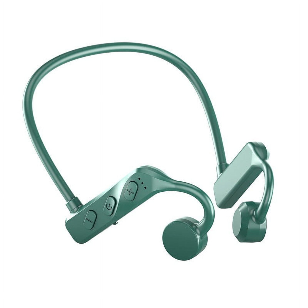 Rkzds Bone Conduction Headphones, Open-Ear Bluetooth 5.3 Sport Headset With Mic, Ipx5 Sweatproof, Lightweight, For Running/Cycling/Driving (Green) Green 9193271235477
