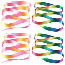 2Pairs Sports Shoe Laces Shoelace for Sneakers Flat Polyester Fastening Men Women