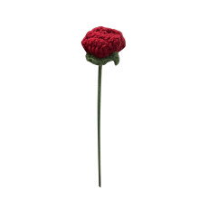 Bouquet de roses au crochet – Fleurs artificielles tricotées à la main pour les filles, les mariages, les anniversaires, la Saint-Valentin, la