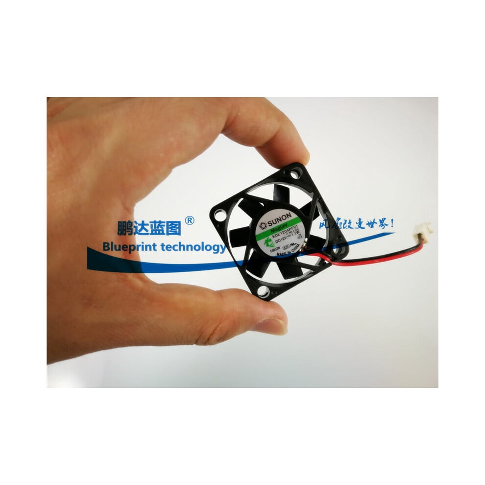 2Pcs Sunon Maglev Bearing Kde1204pfv Fan 40Mm 4Cm 40X40x10mm Cooling Fan 12V 1.1W 7200Rpm 2Pin 9448990712328