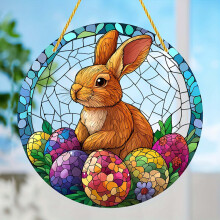 Paasei-hangornament, kleurrijke lente- en feestdecoratie