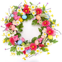 Couronne de Pâques artificielle 45 cm