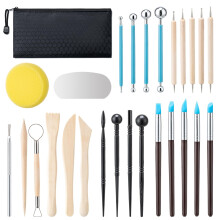 Clay Tools Kit for Polymer Air Dry Ceramic Clay 27-Piece