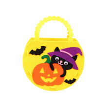 Halloween trick or treat bags for teens with pumpkin ghost