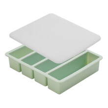 Bac à glaçons en silicone avec couvercle, 12 cavités