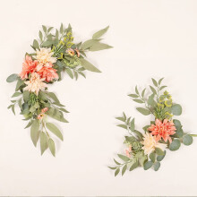 Faux Arch Flower Swag Set of 2 for Wedding Signs