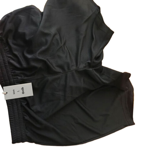Short de sport homme technique, coupe ample, noir