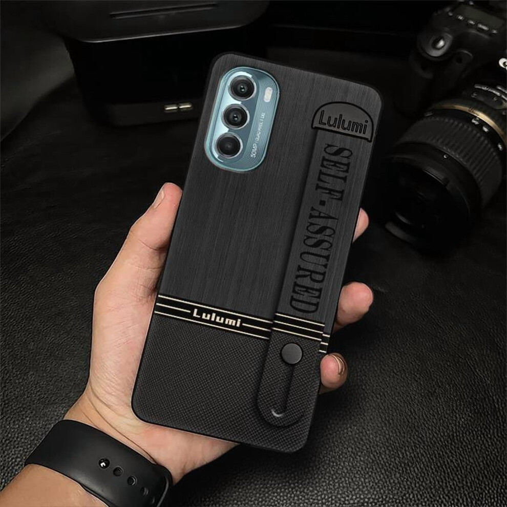 Waterproof, Dust-Resistant Soft Phone Case For Moto G Stylus 5G 2022 – With Wristband, Kickstand & Fashion Geometry Design 9377112562315