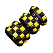 3 delar/set justerbara gotiska handarmband punk charm fyrkantiga nitar armband för män och kvinnor komfort daglig användning