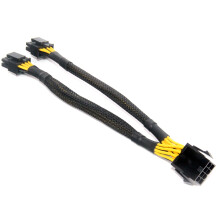 Przewód przedłużający do zasilania procesora płyty głównej 18AWG CPU 8(pin) 8P żeński na 8Pin(4+4) męski Przewód adaptera Y-Splitter