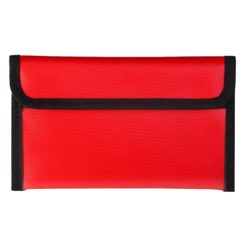 Fireproof Document Bag 5x8 Inch Zipper Closure Double Layer