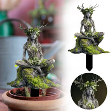 Decorações de jardim de fadas em forma de estaca – Painéis de acrílico 2D, resistentes às intempéries, para uso interno e externo.