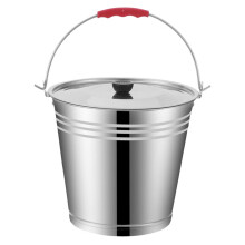 Portable Ice Bucket Freezer Insulated Reusable Cubes Silver