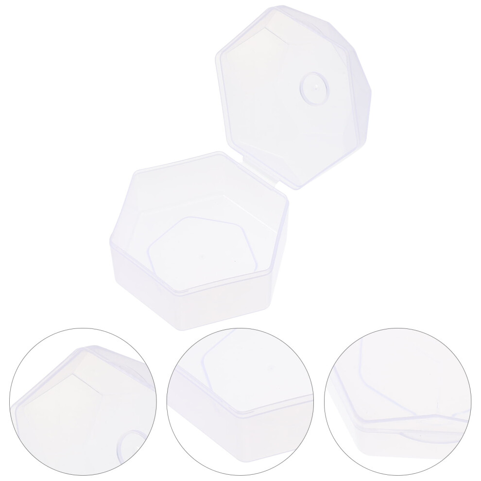 5Pcs Pacifier Storage Container Plastic Dustproof For Home White