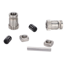 Accesorios para impresoras 3D Garosa, kit de ruedas de extrusión de acero endurecido, piezas de engranajes de accionamiento del extrusor, accesorios