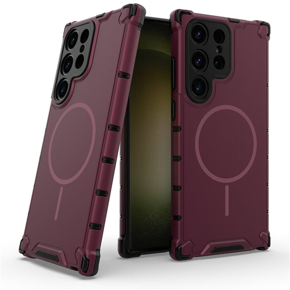 Case For Samsung Galaxy S26 Ultra 5G Â Magsafe Compatible, Military-Grade Airbag Drop Protection, Wine Red 9485826629801