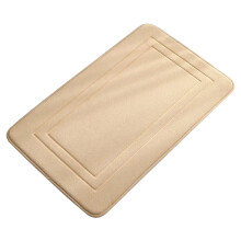 Tapis de bain ultra doux et antidérapant en mousse à mémoire de forme, séchage rapide, absorbant et lavable en machine.