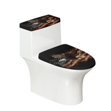 Toilet Seat Covers Set Washable for Hotel Easy to Clean Bathroom Toilet Cozy Set