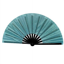Bags Rave Fan - Large Folding Fan - Clack Fan Hand Fan for Raves, Halloween, Burlesque, Rainbow Outfits for Women & Festival Accessories
