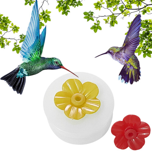 Mini Hummingbird Feeder Port Non-Toxic Plastic 1 Pack