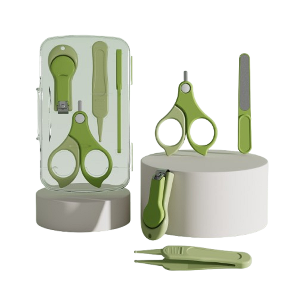 Baby nail clippers newborn nail clippers set owl children's safety scissors anti-pinch meat nail clippers set