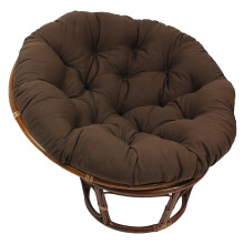 CintBllTer Twill Papasan Cushion, 1 Count (Pack of 1), Chocolate