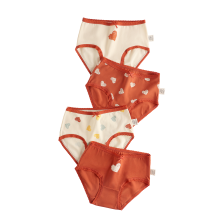 Girls' Underwear Cotton Baby Class A Summer Children's Briefs Medium and Large Children's Cartoon Cotton Girls' Bacteriostatic Shorts
