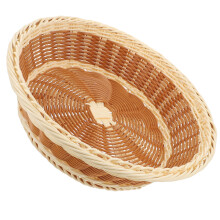 Small Wicker Basket Round Natural Aesthetic For Restaurants Candy Holder 1Pcs