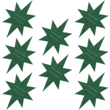 8pcs Tree-Shaped Cutlery Bag Set – Green Felt Christmas Decor, Compatible with Holiday Tableware
