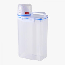 Seau à riz en plastique hermétique pour cuisine, boîte de rangement transparente pour céréales