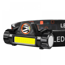 Lampe frontale LED T6strong à induction USB avec zoom, rechargeable par LED, pour la randonnée et la pêche nocturne.