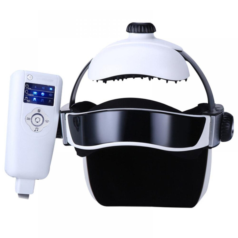 Electric head massager air pressure head brain massager scalp massage helmet music massage hat head therapy machine