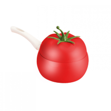 Casserole à lait de tomate créative pour la cuisine, casserole à nouilles coréennes antiadhésive, plaque de cuisson à induction universelle en