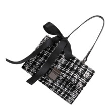 Woolen Cloth Crossbody Handbag Lightweight Single Shoulder