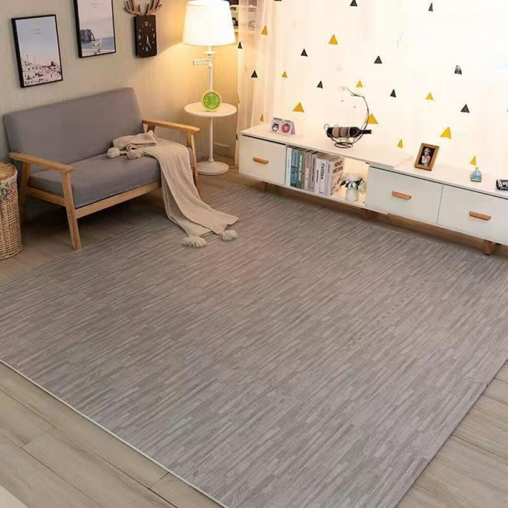 Wood grain foam floor mat splicing climbing mat home living room puzzle crawling mat floor mat foam floor mat