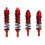 RC-Stoßdämpfer-Set Slash 4x4 1/10 Rot-Aluminium 14