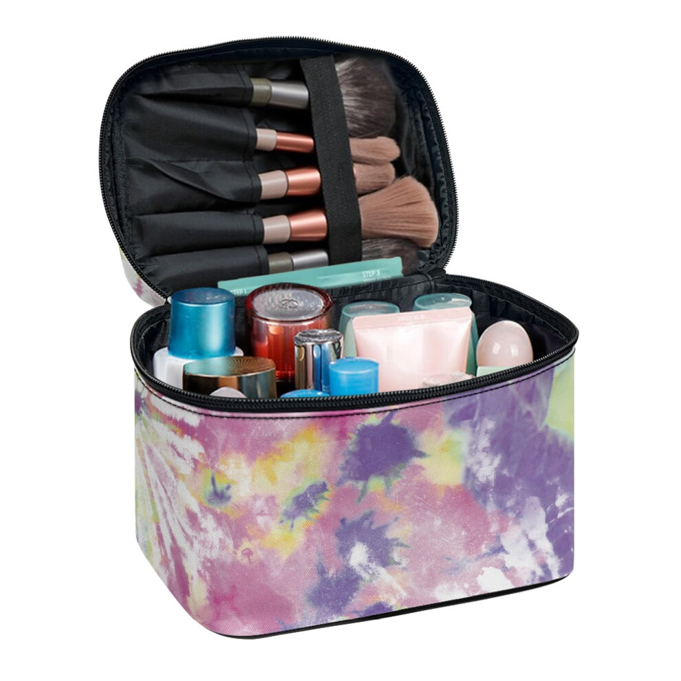 Cosmetic Bag Tie-Dye Multipurpose 8.86 x 6.5 x 5.9 Inches