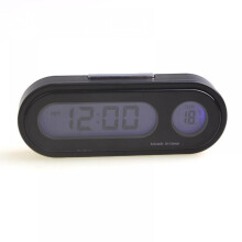 Car electronic watch car car clock luminous electronic watch LCD digital pasteable thermometer mini