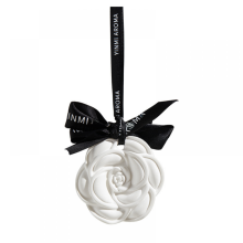 Pièce de cire solide Camélia pour voiture, aromathérapie, à suspendre dans une armoire, parfum longue durée, déodorant, objet de décoration
