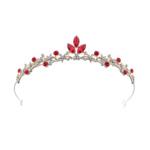 Couronne de strass pour enfants, en alliage léger