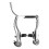 Cykelbromsspakar i aluminiumlegering, 1 par 1