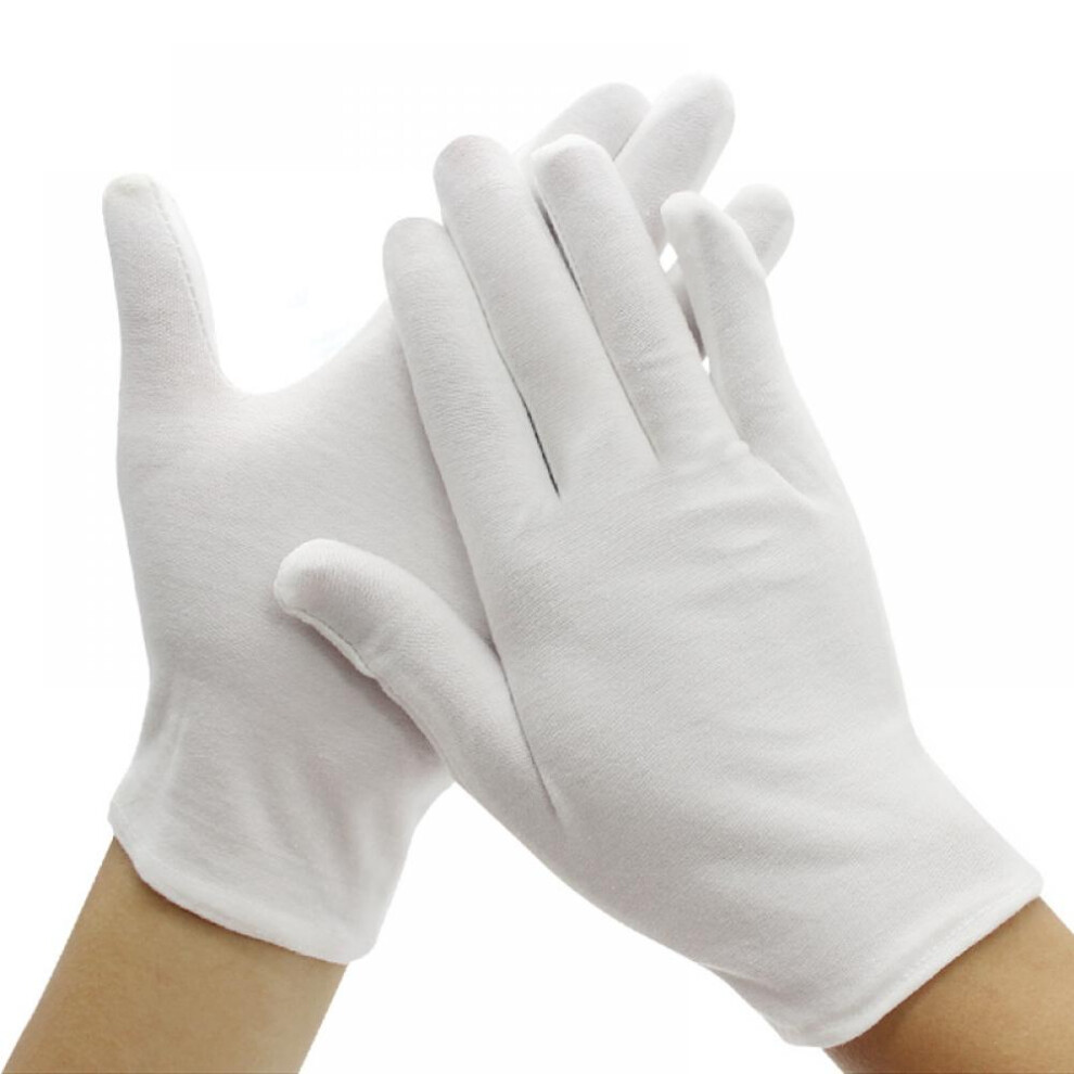 Thickened Labor Protection Work Gloves Plate Beads Wenwan Etiquette Cotton Gloves Work Protection Pure Cotton White Gloves 9159796096429