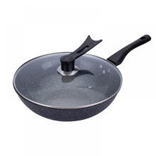 Poêle antiadhésive Maifan Stone, sans noir de fumée, compatible induction et gaz, idéale pour la cuisson à la poêle, en fonte, à offrir.