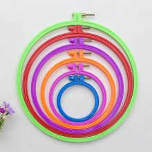 Stickring, Stickrahmen aus Kunststoff, Stickrahmen, Kreuzstichstickerei, Stickimitation aus Bambus, Stickstoff, Stickrahmen