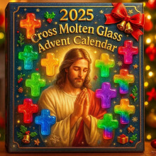 Glasficka Adventskalender 24-dagars Bibelvers
