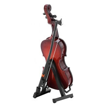 Holz Mini-Cello Modell 20 cm mit Ständer – Wohndeko & Geschenk