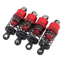 RC Auto Stoßdämpfer 52mm Öldämpfung Aluminiumlegierung für 1/10 Modell Rot