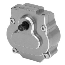 Vollständiges 24:1 CNC-Aluminiumgetriebe für 1/18 RC-Crawler Grau Upgrade