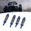 2 Paare 1/10 Vorder-/Hinterstoßdämpfer Blau/Silber RC 15